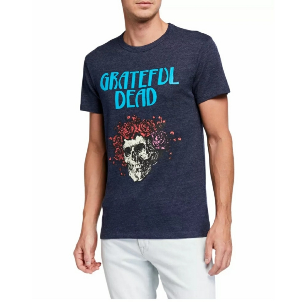 Chaser Grateful Dead Blue Graphic Tee Shirt Size Medium